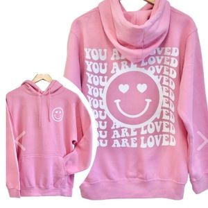 The Shop Forward Pink You are Loved Hoodie